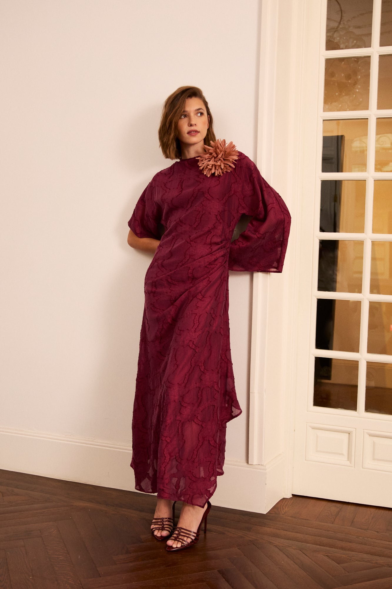 Vestido Fabrizia Guinda