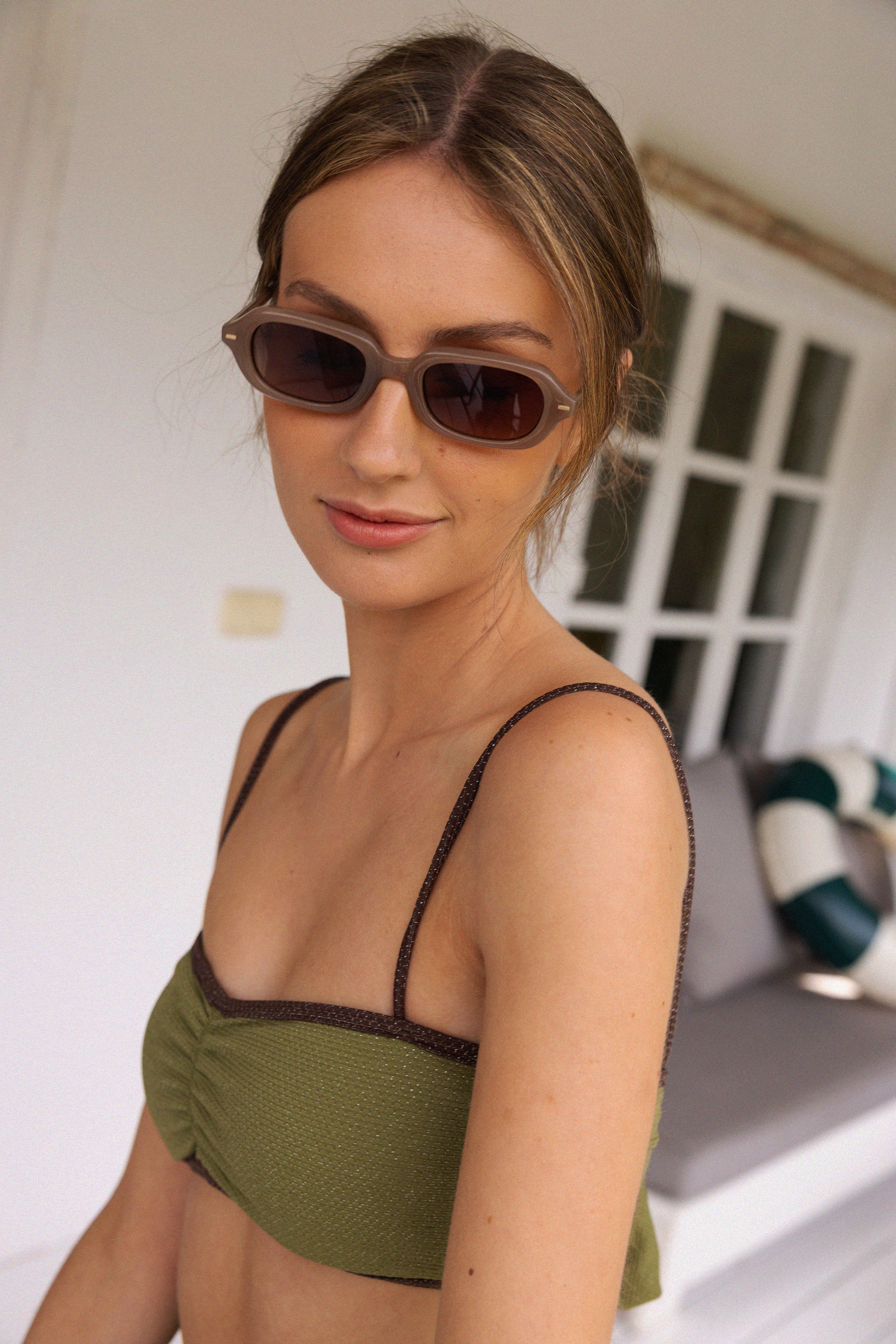 Green Bandeau Bikini