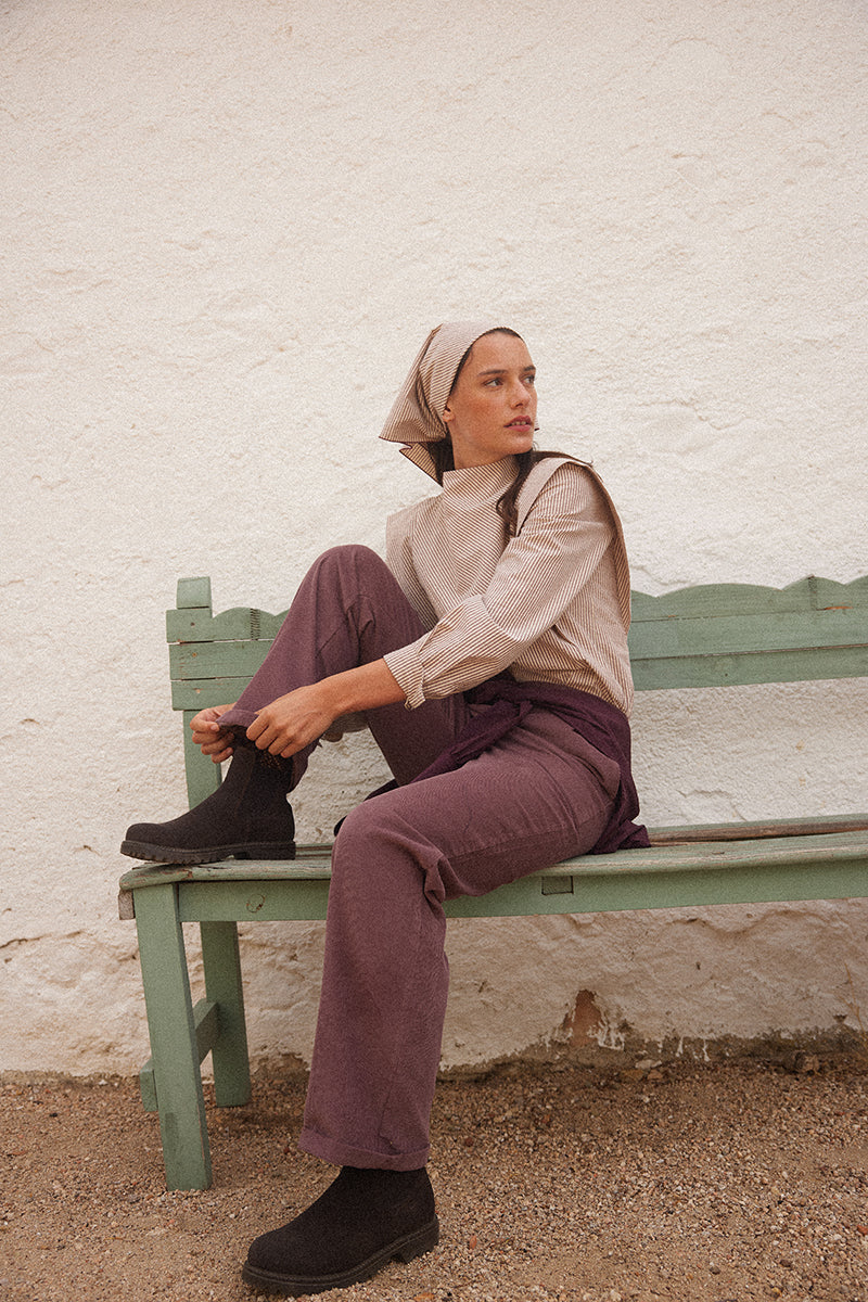 Burgundy Bandana Shirt