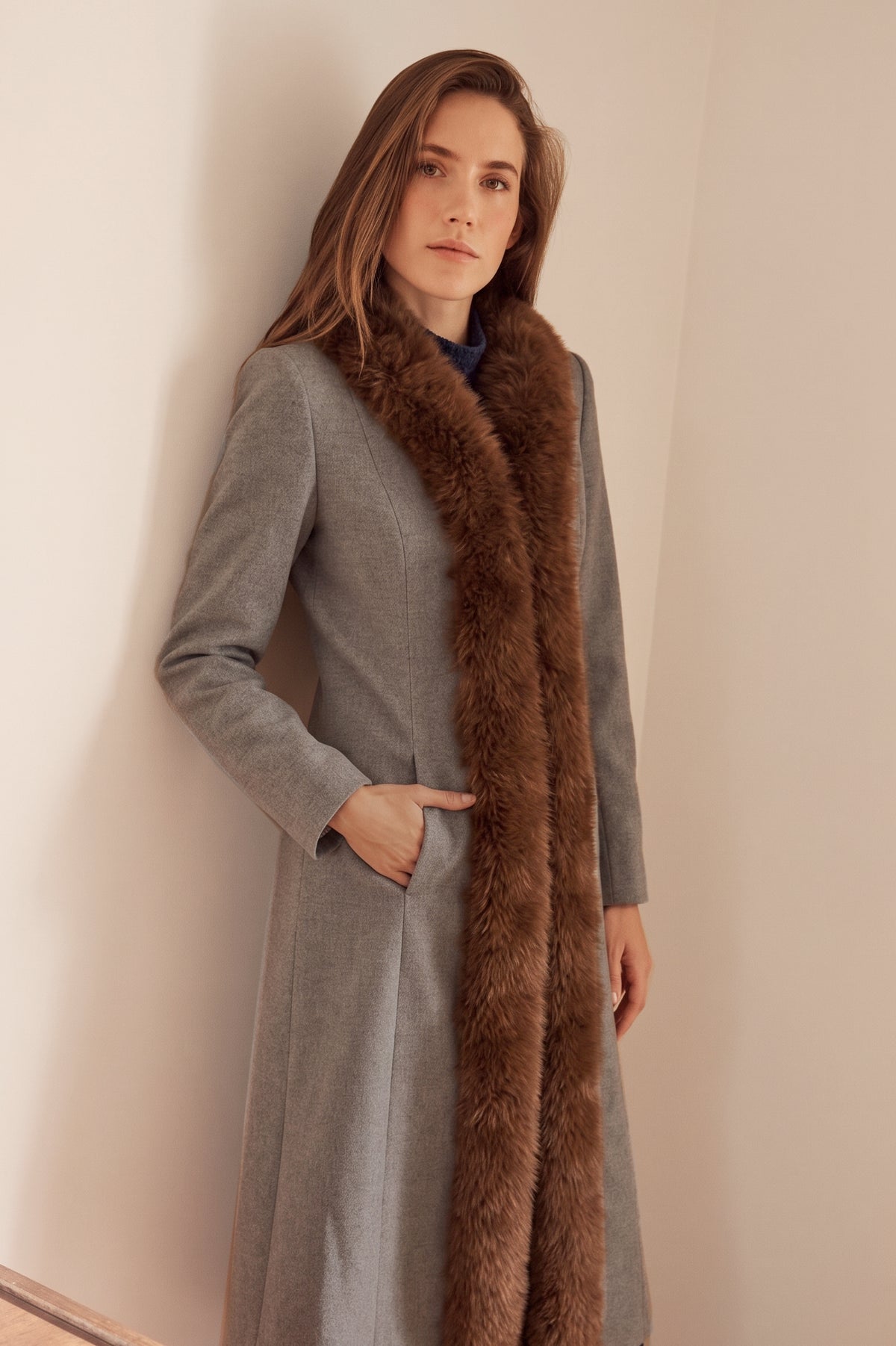 Leo gray coat