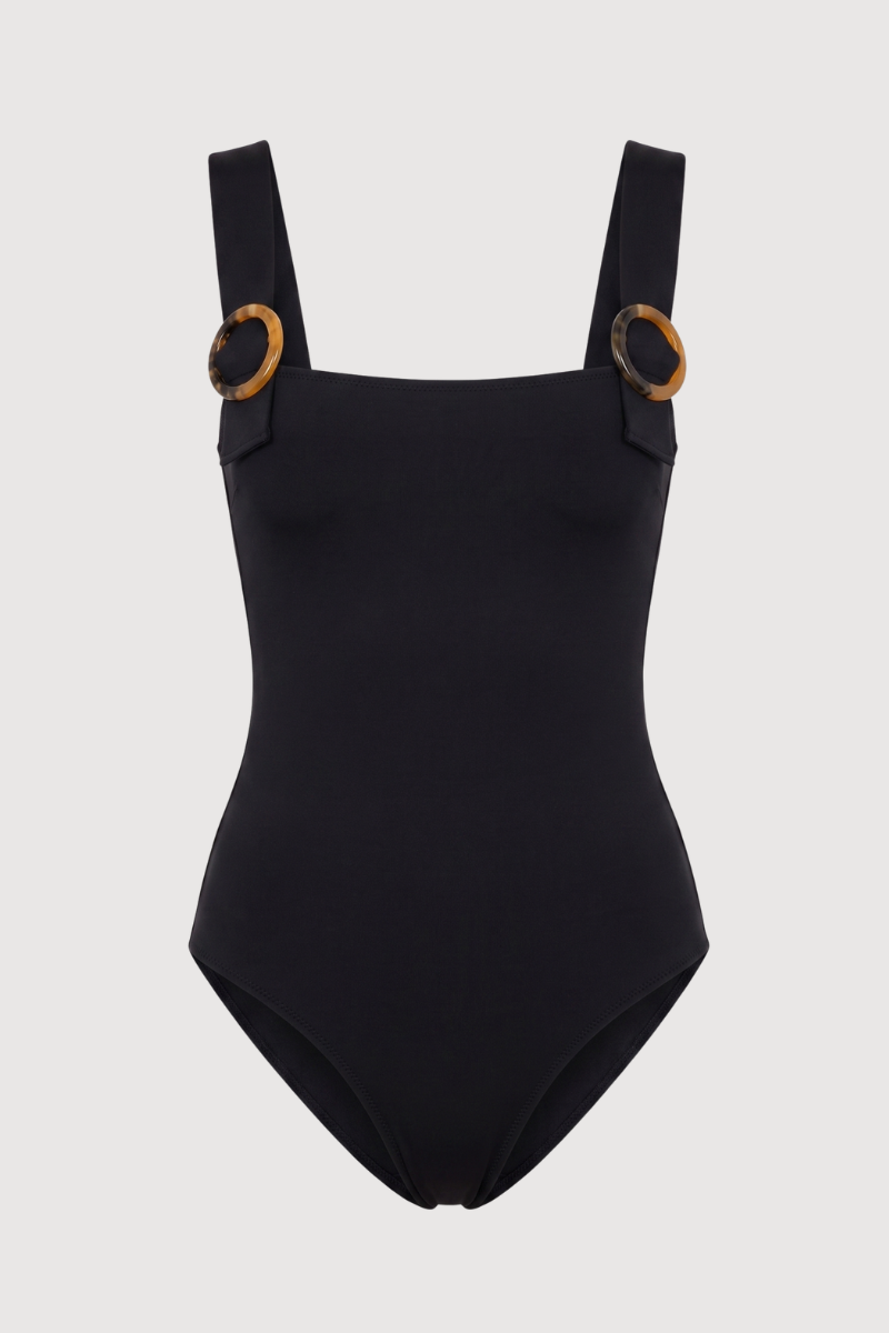 Black Buckle Swimsuit