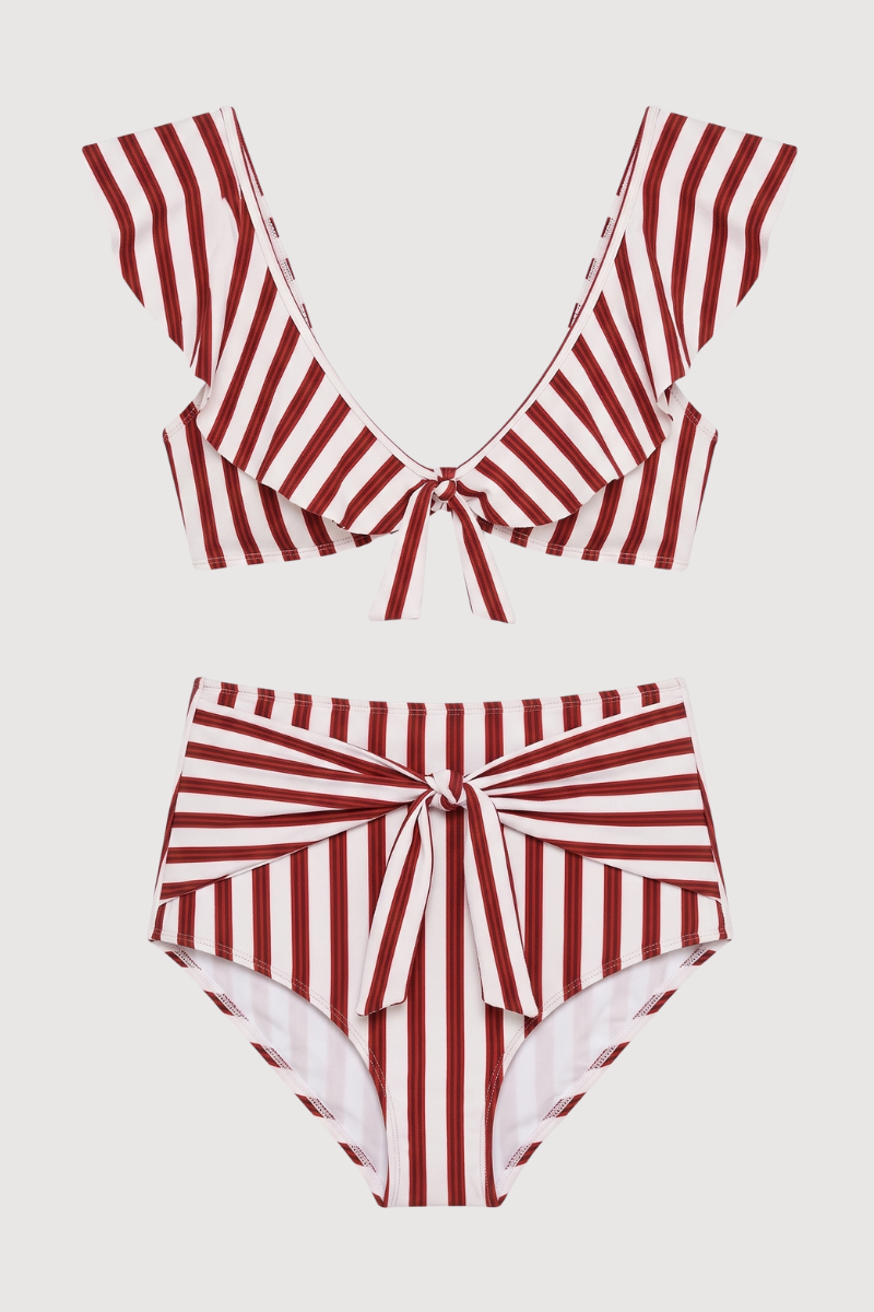 Strawberry Stripe Bikini