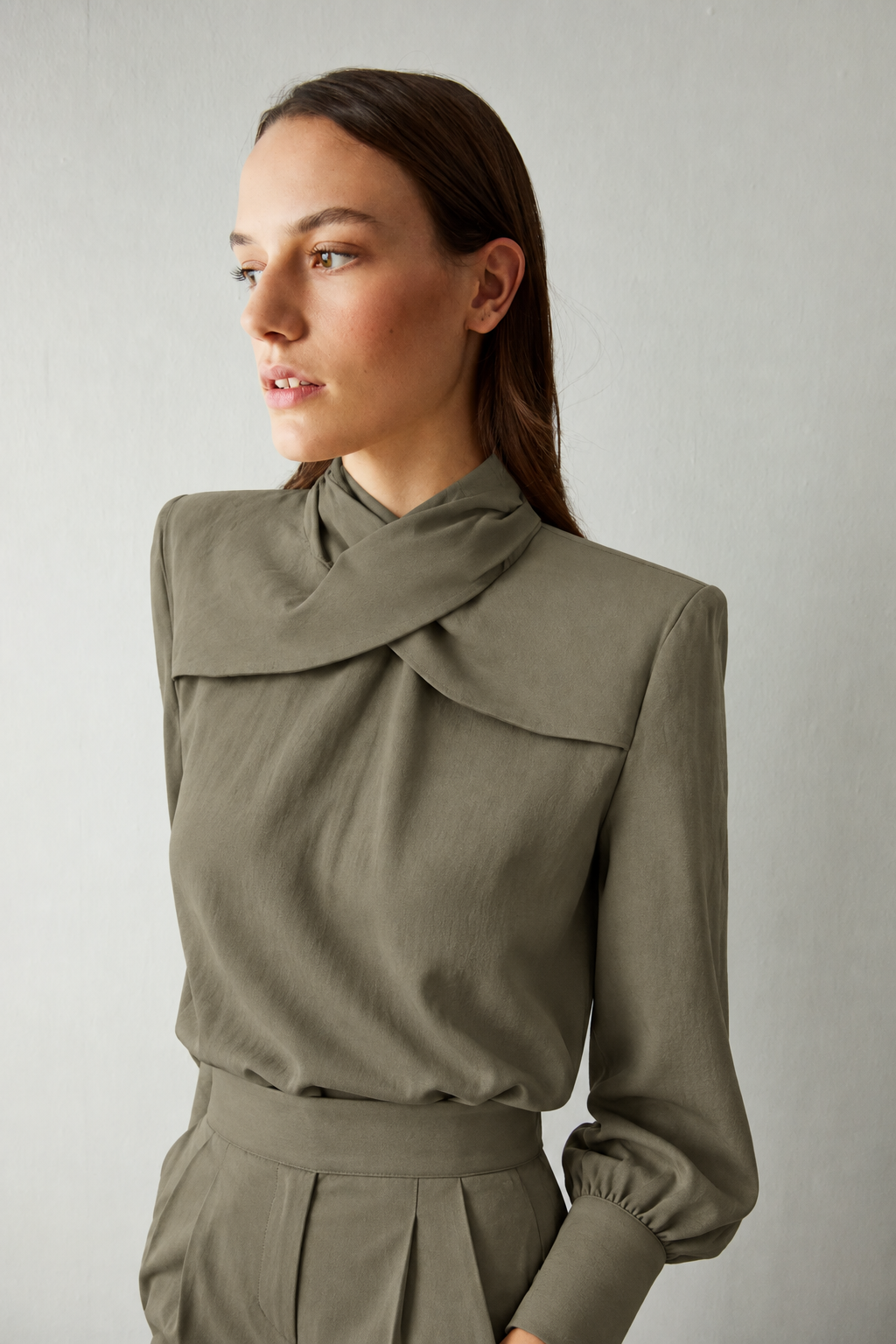 Kate green blouse