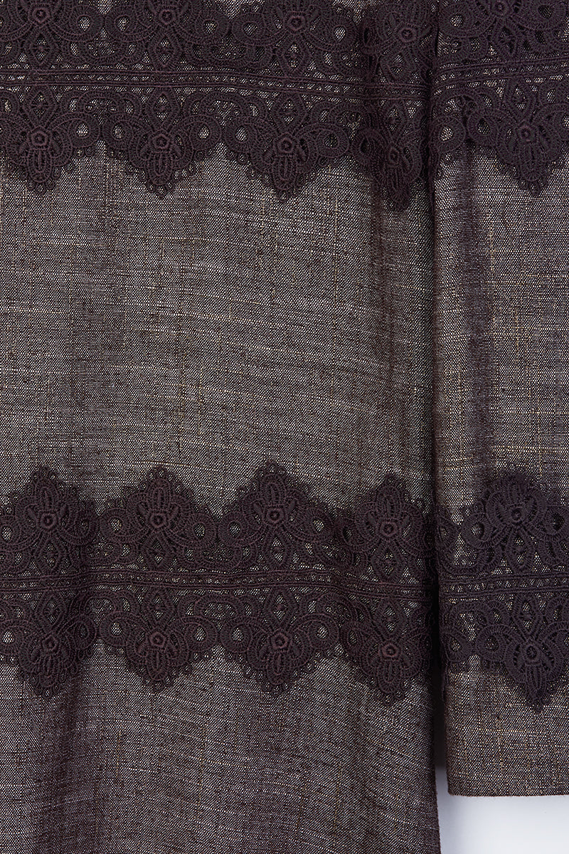 Gala Dress Aubergine