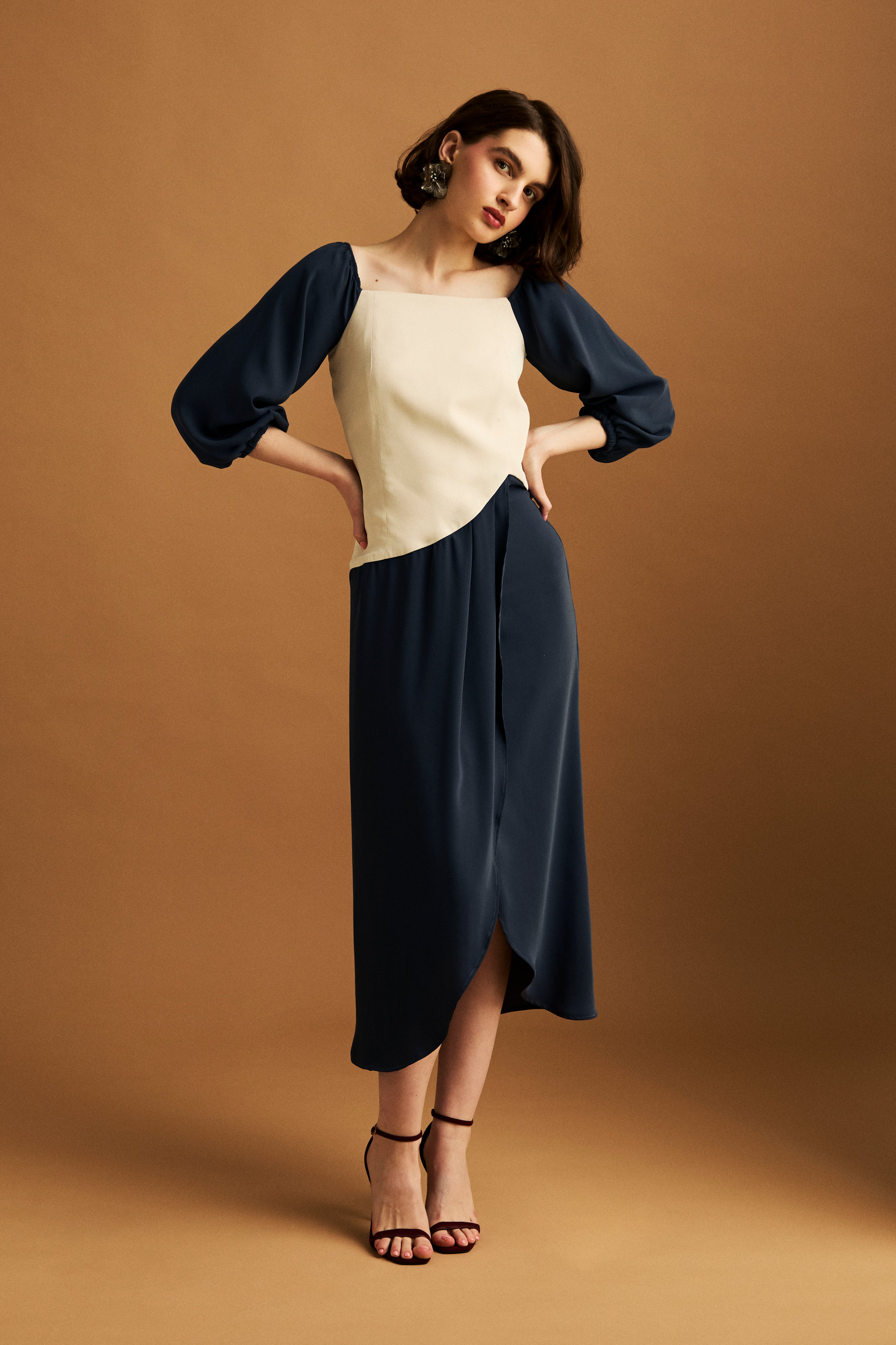 Gadea Navy Dress