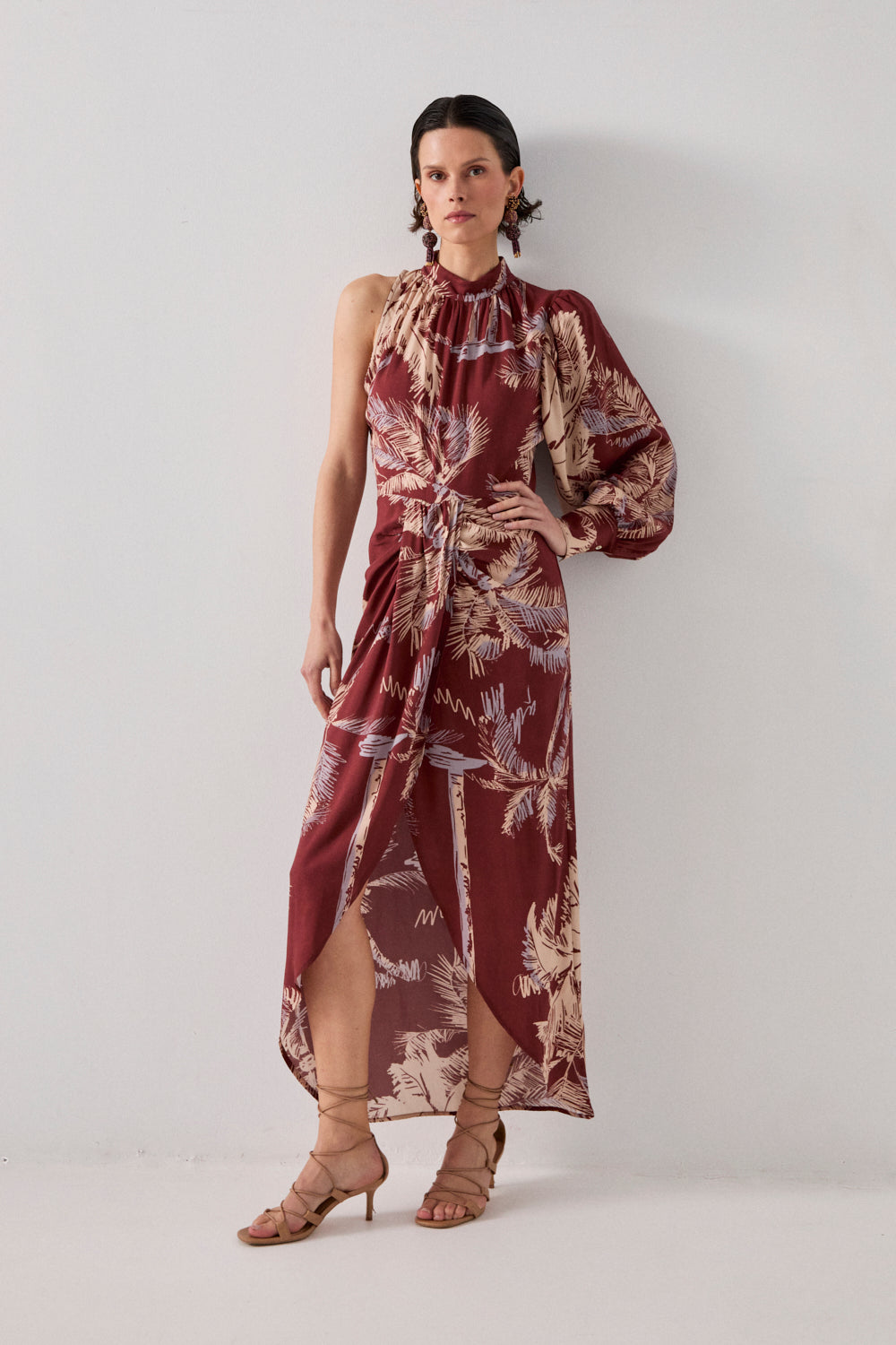 Vestido Pamela Burdeos