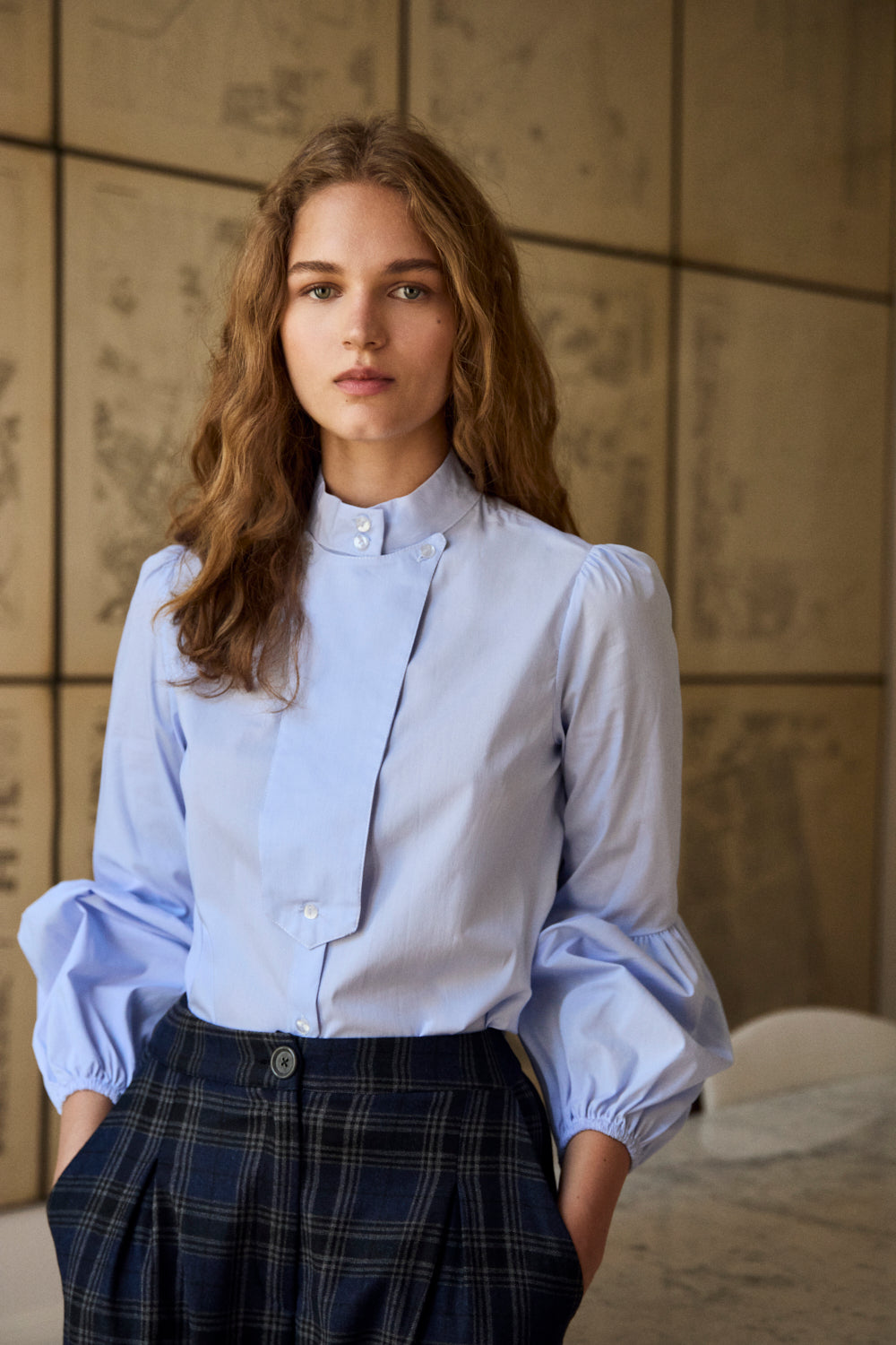Johana light blue shirt