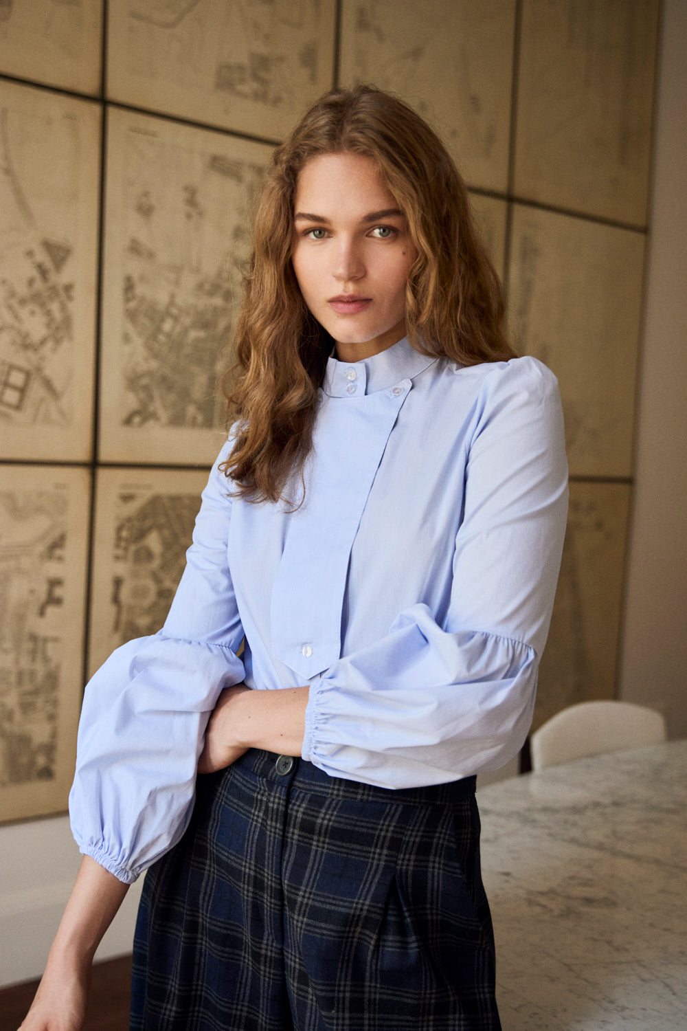 Johana light blue shirt