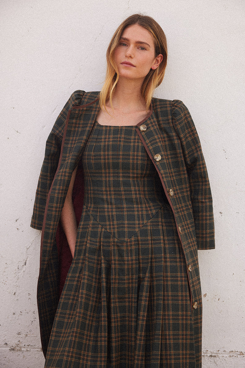 Martha plaid dress