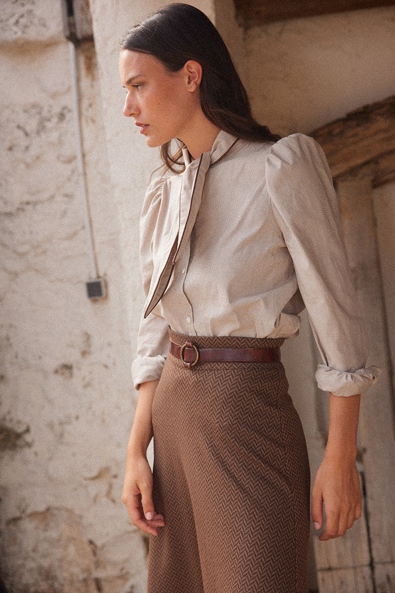 Ofelia Beige Shirt