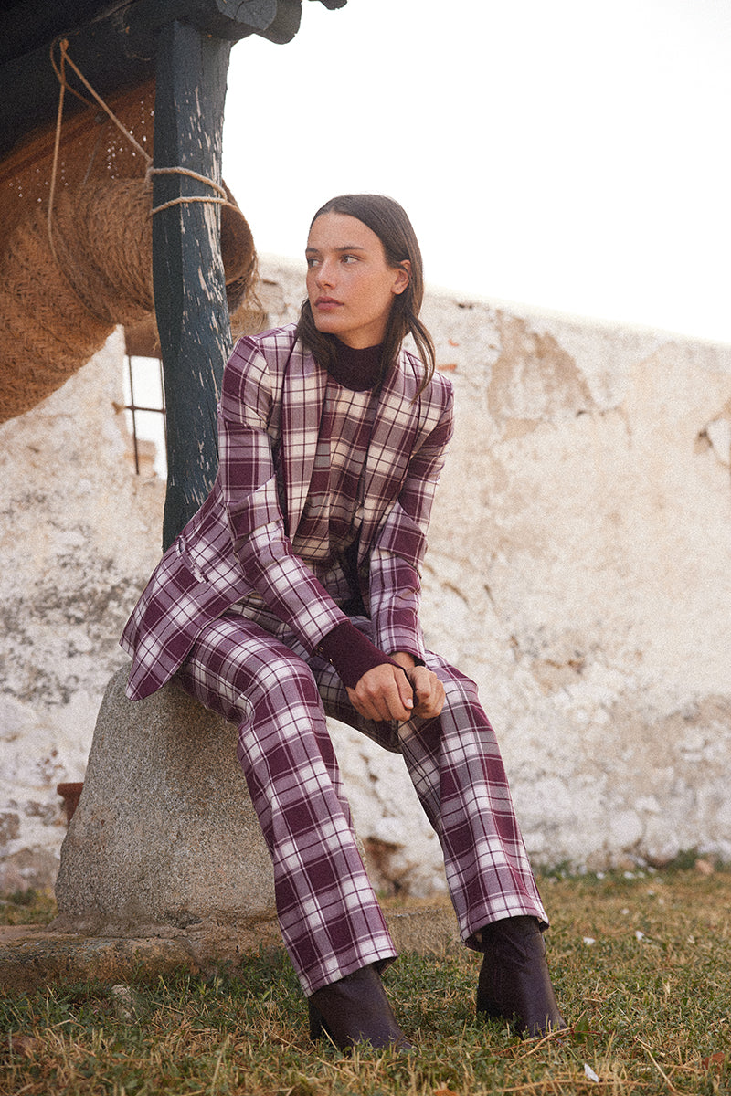 Malene Aubergine Jacket