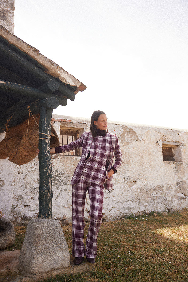 Malene Aubergine Jacket