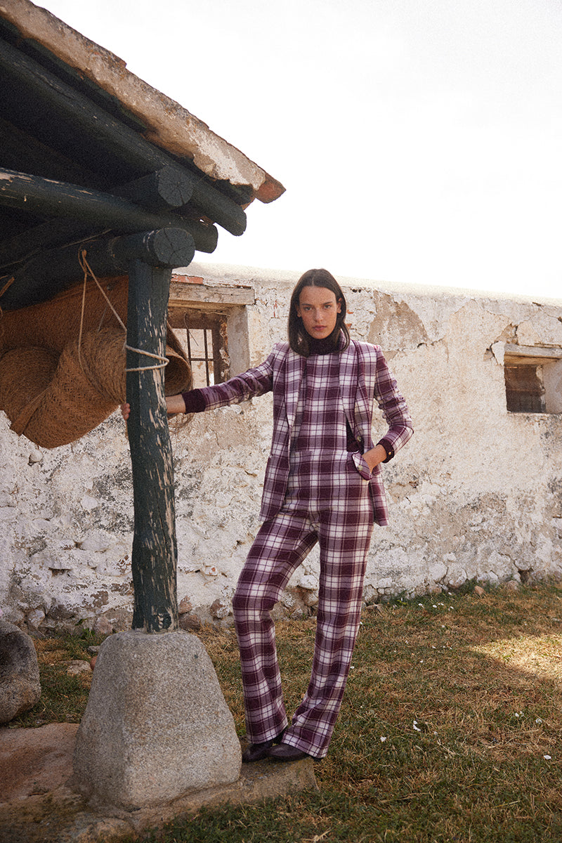 Malene Aubergine Jacket