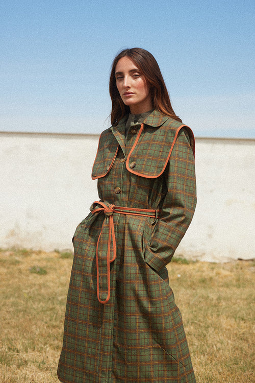 Gabardina Leonora Verde