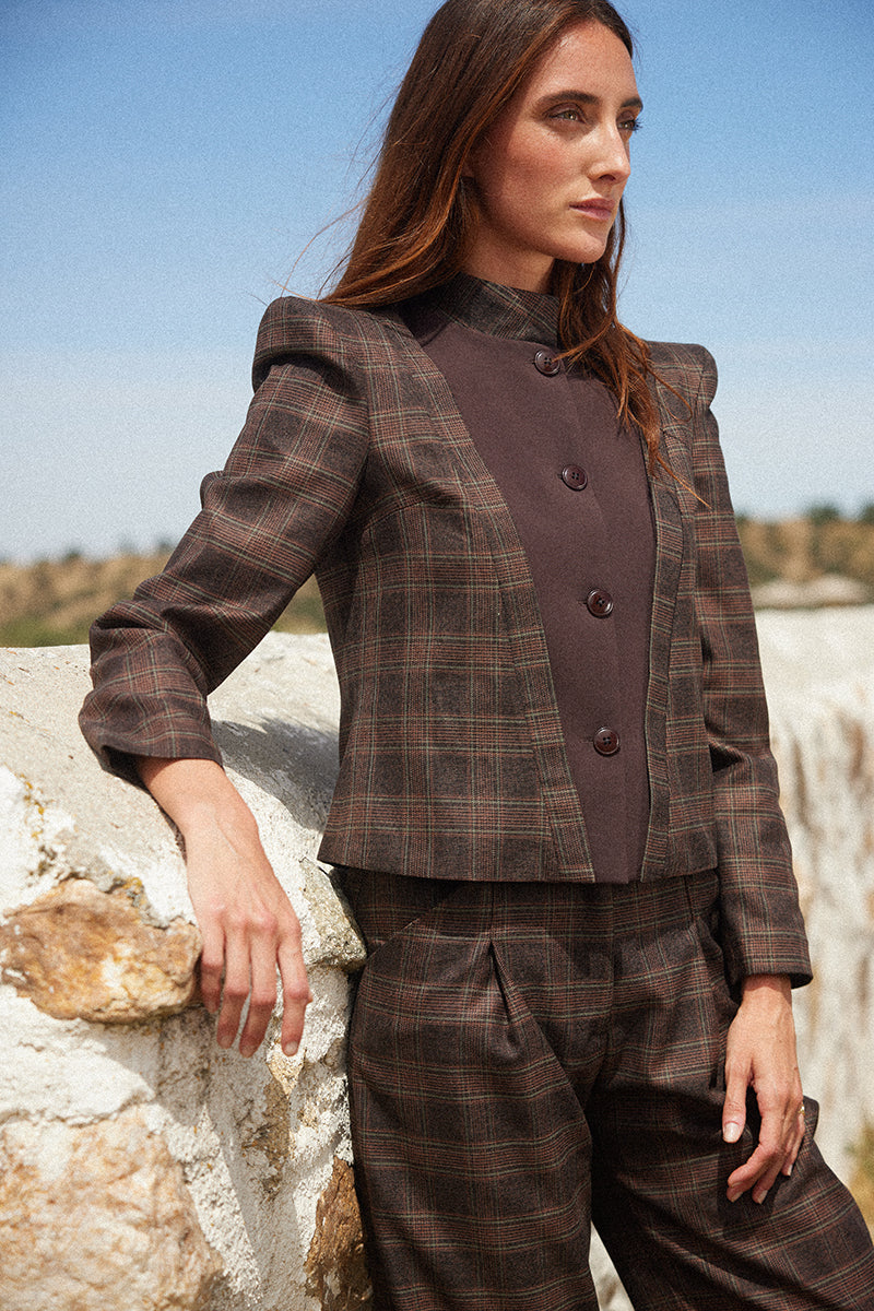 Vega Jacket (Aubergine)