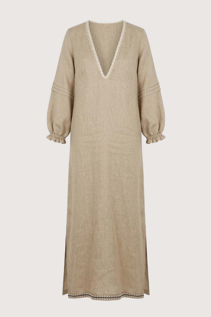 Vestido Luz Beige