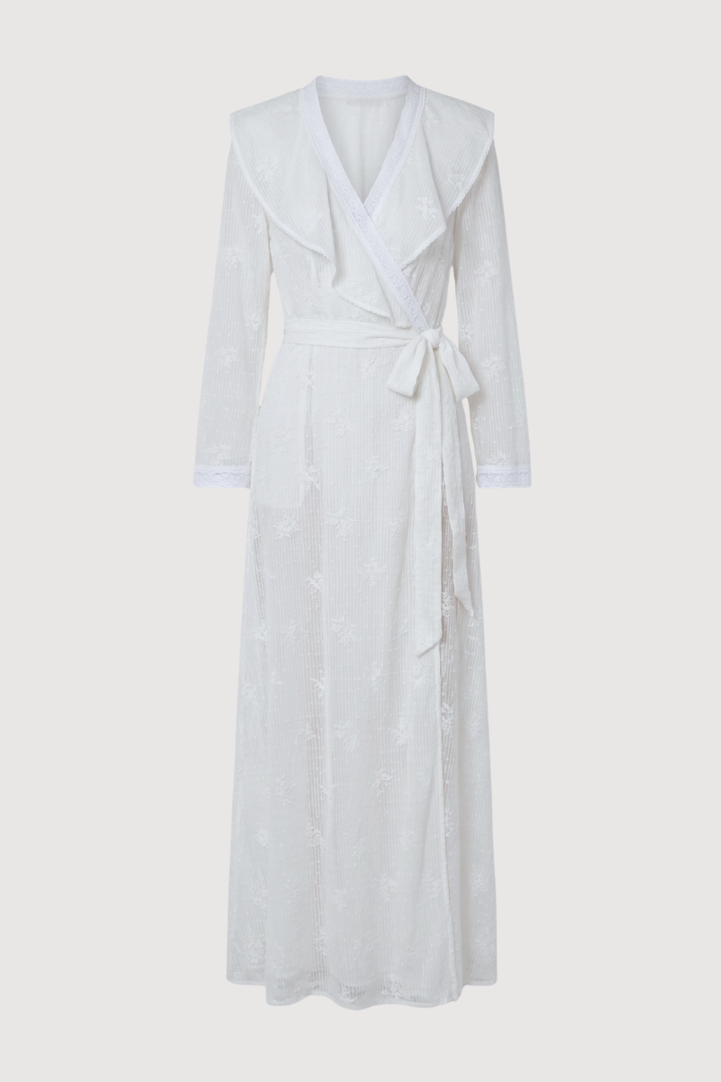 White Dotted Robe