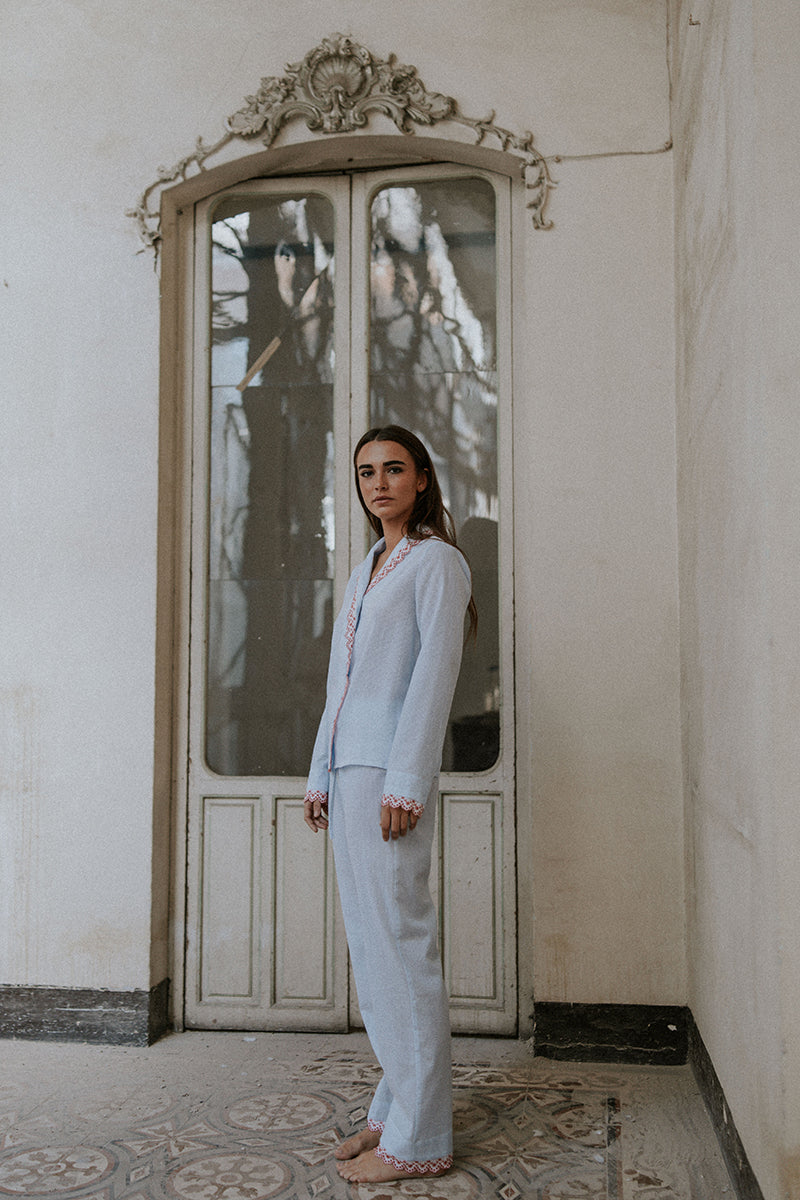 Pijama Milrayas celeste