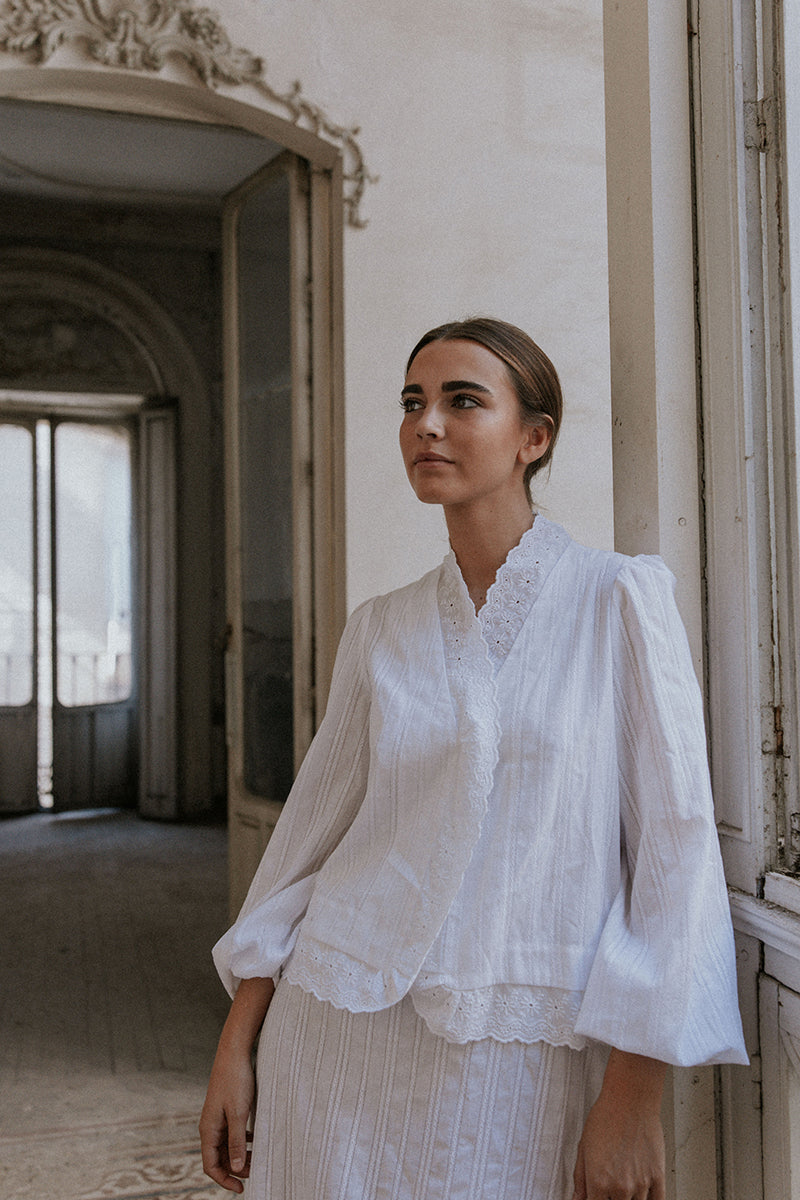 Nightgown and robe set