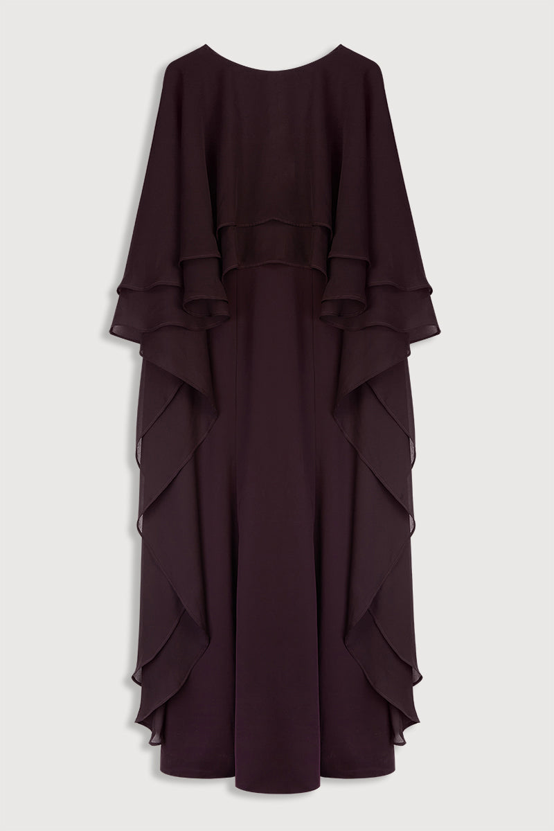 Carlota Aubergine Dress