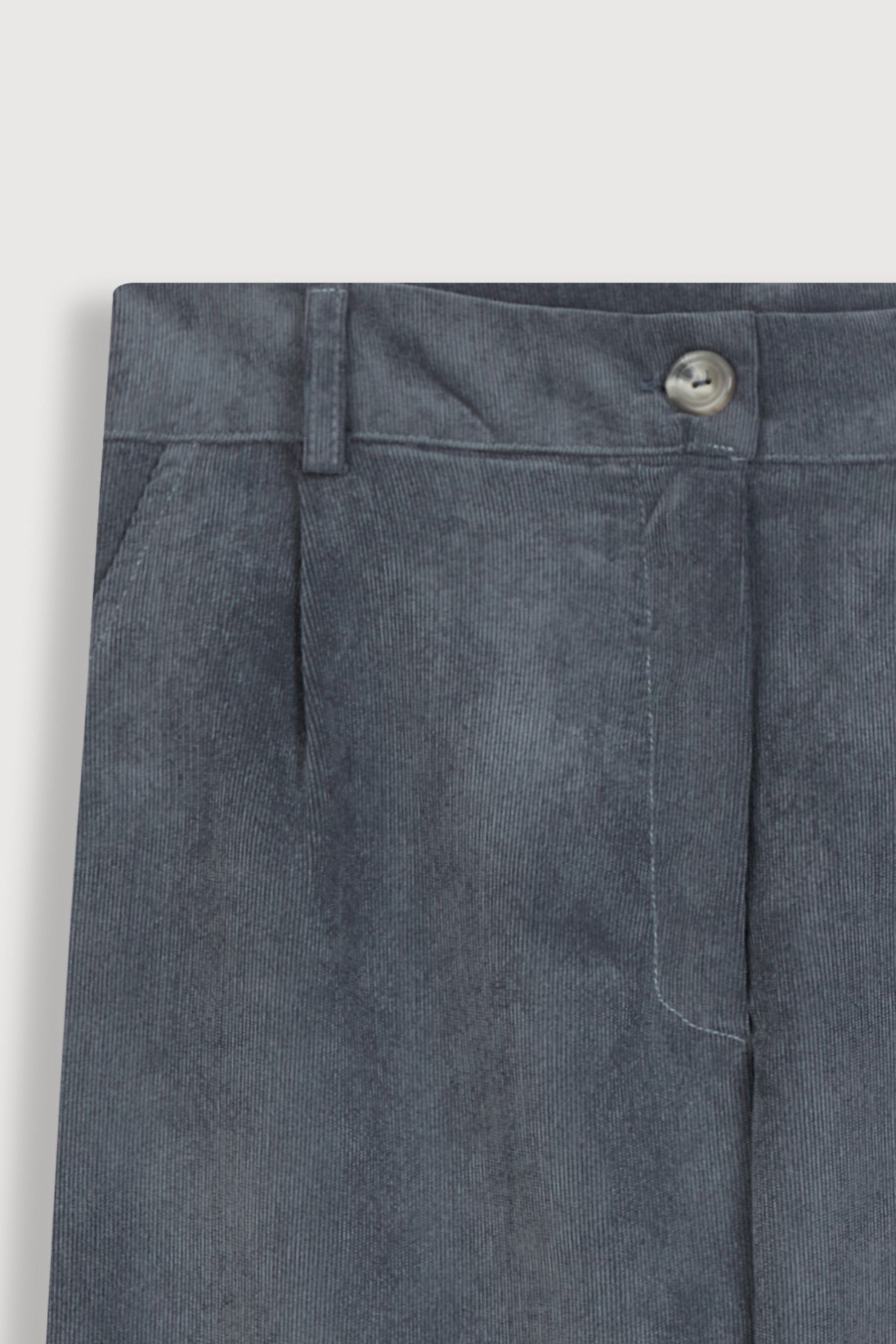 Betto Corduroy Blue Trousers