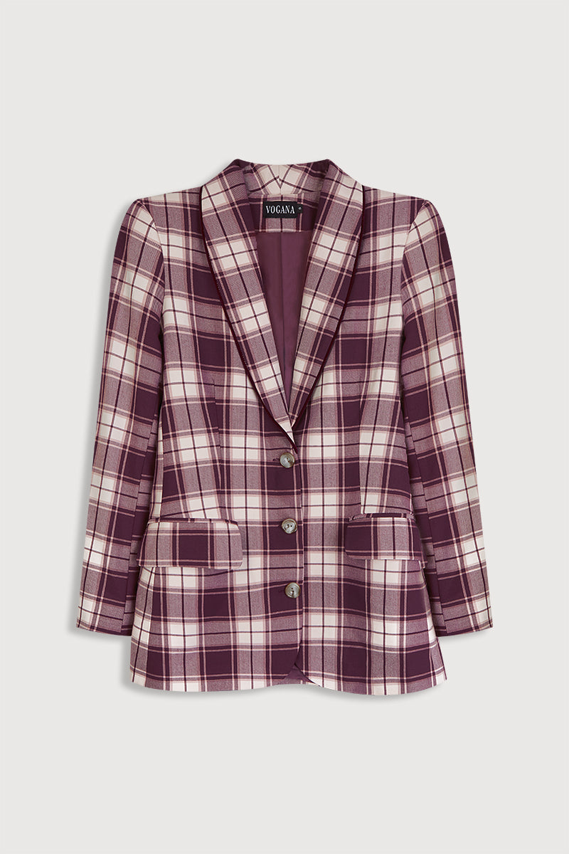 Malene Aubergine Jacket
