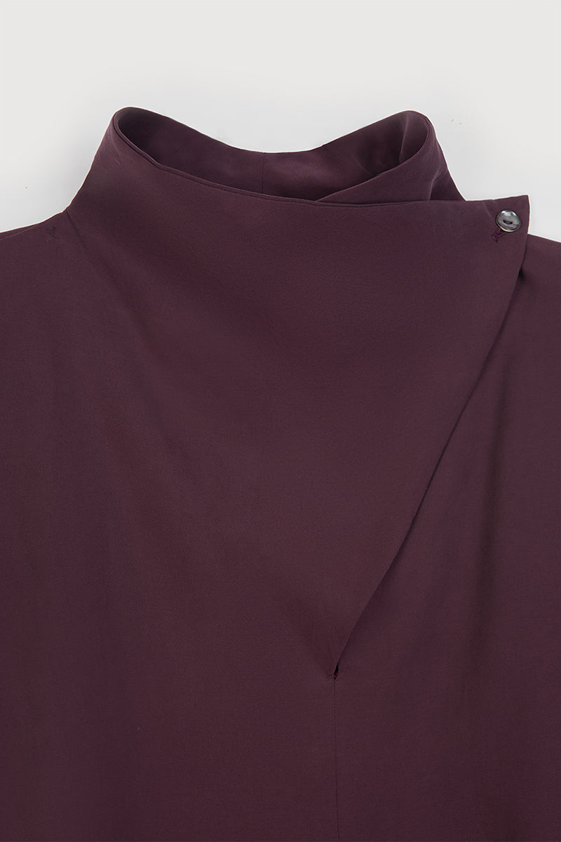 Marlena Aubergine Blouse