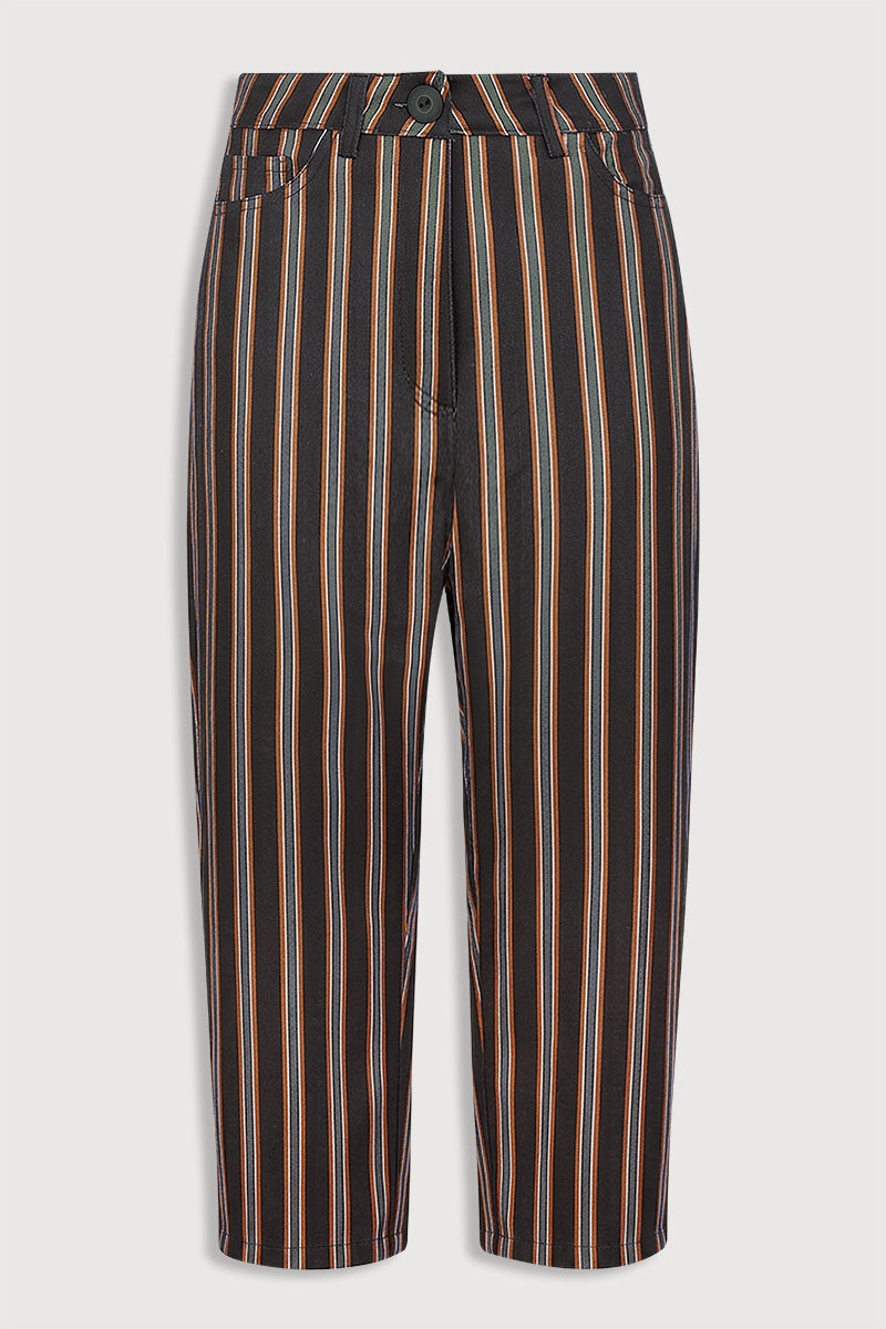 Pantalón Rayas burdeos