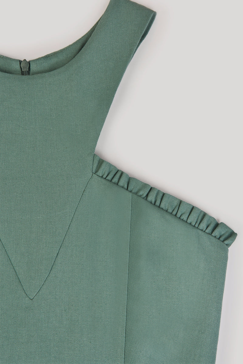 Valeria turquoise dress