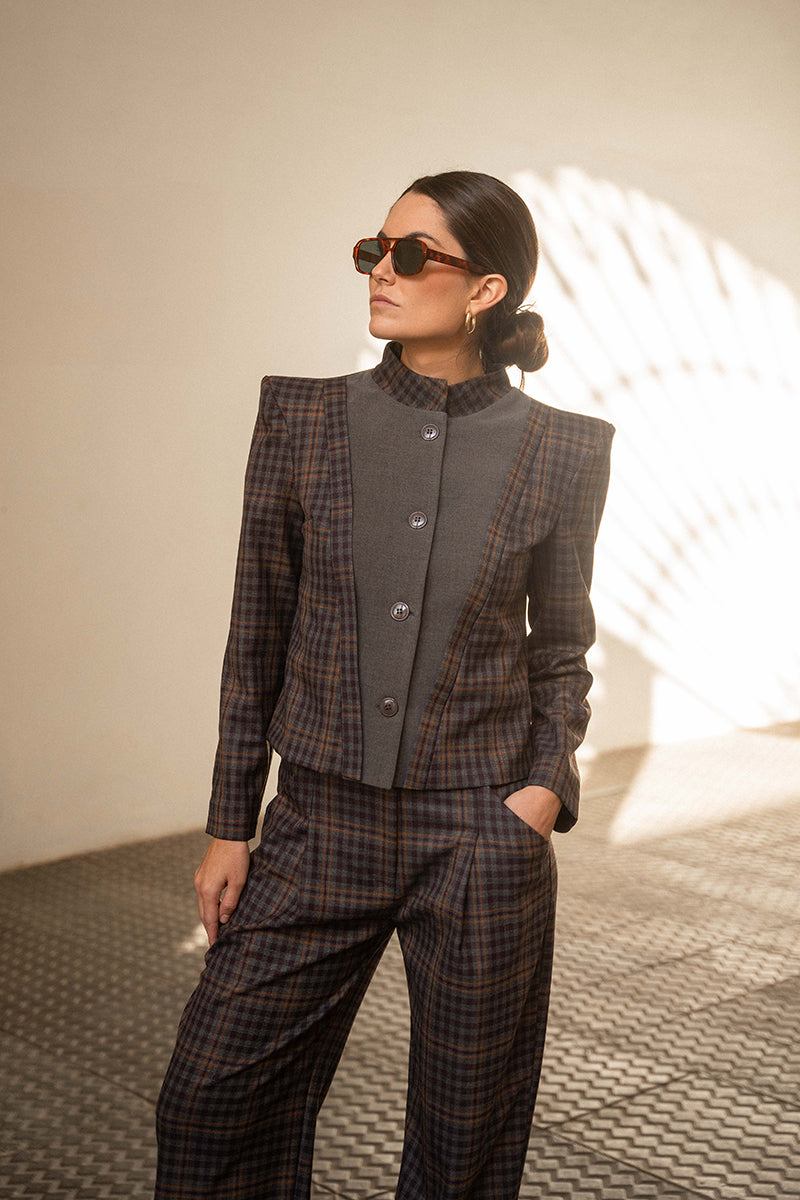 Chaqueta vega cuadros