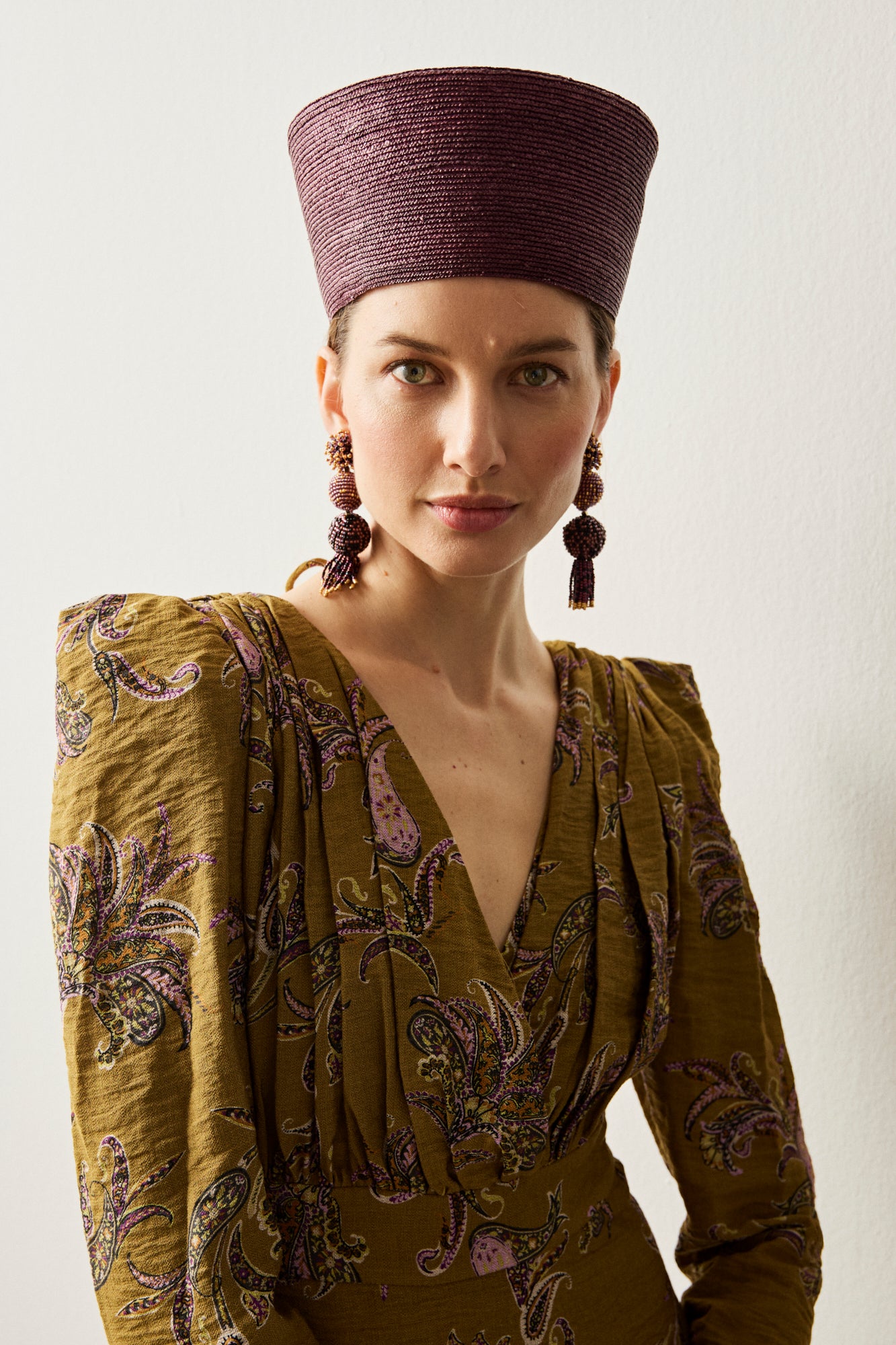 Vestido midi estampado floral