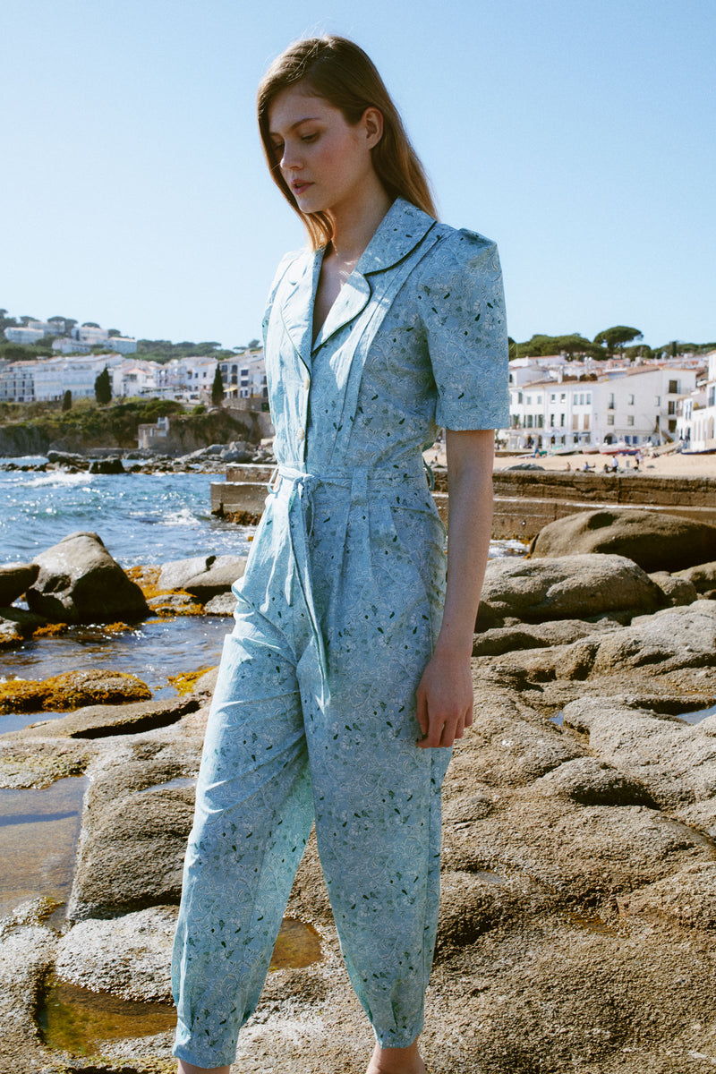 Teva blue jumpsuit