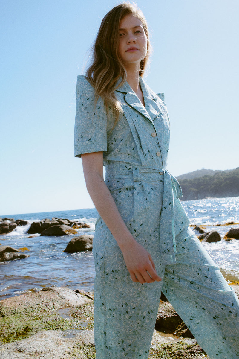Teva blue jumpsuit