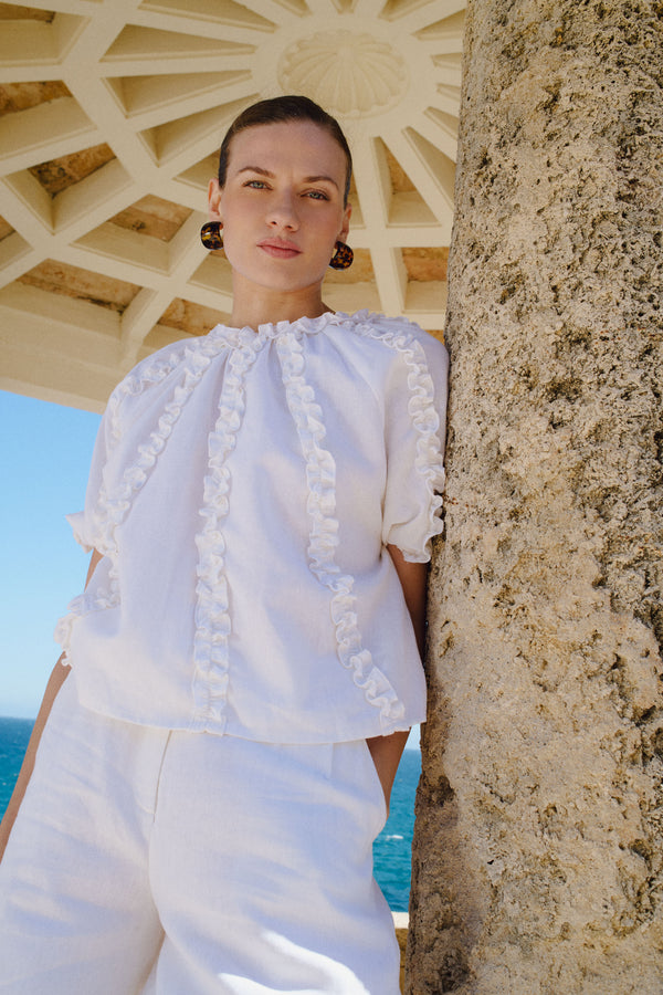 Rochi White Blouse