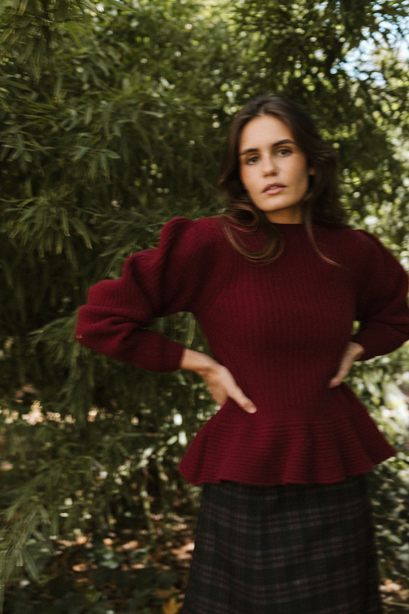 Sweater Leo Bordeaux