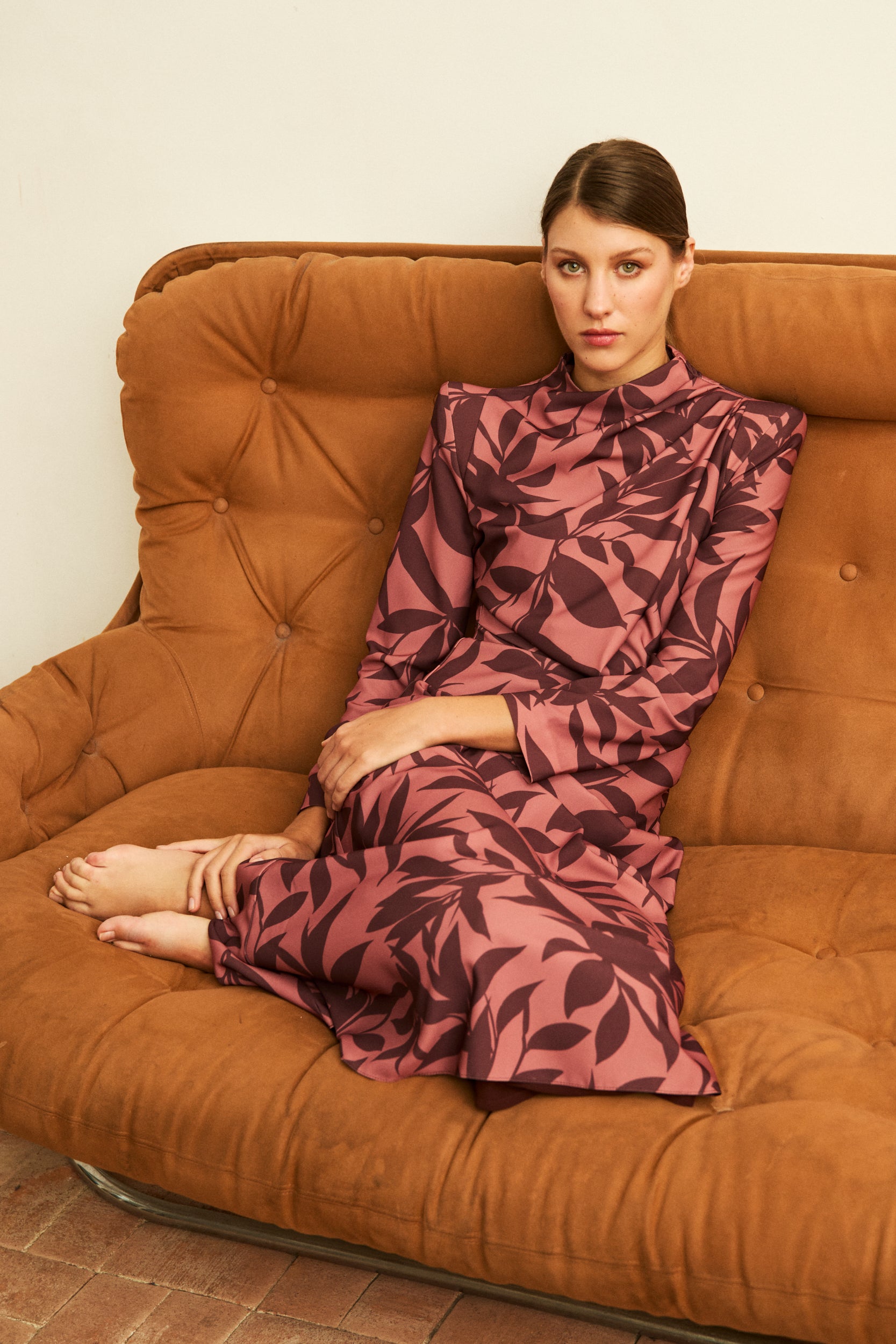 Vestido Flora estampado