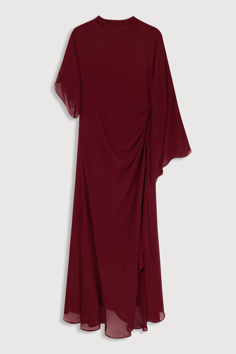 Fabrizia burgundy dress