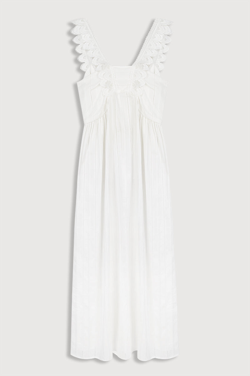 White lace nightgown