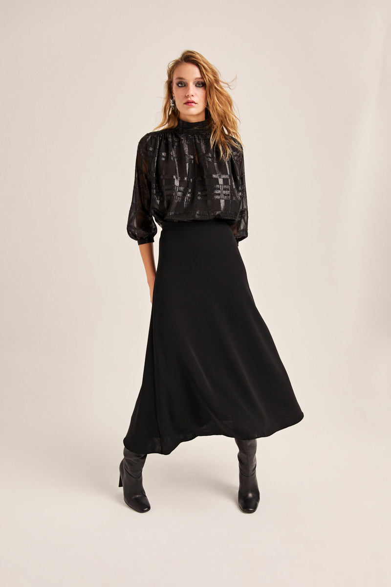 Black Marcia Skirt