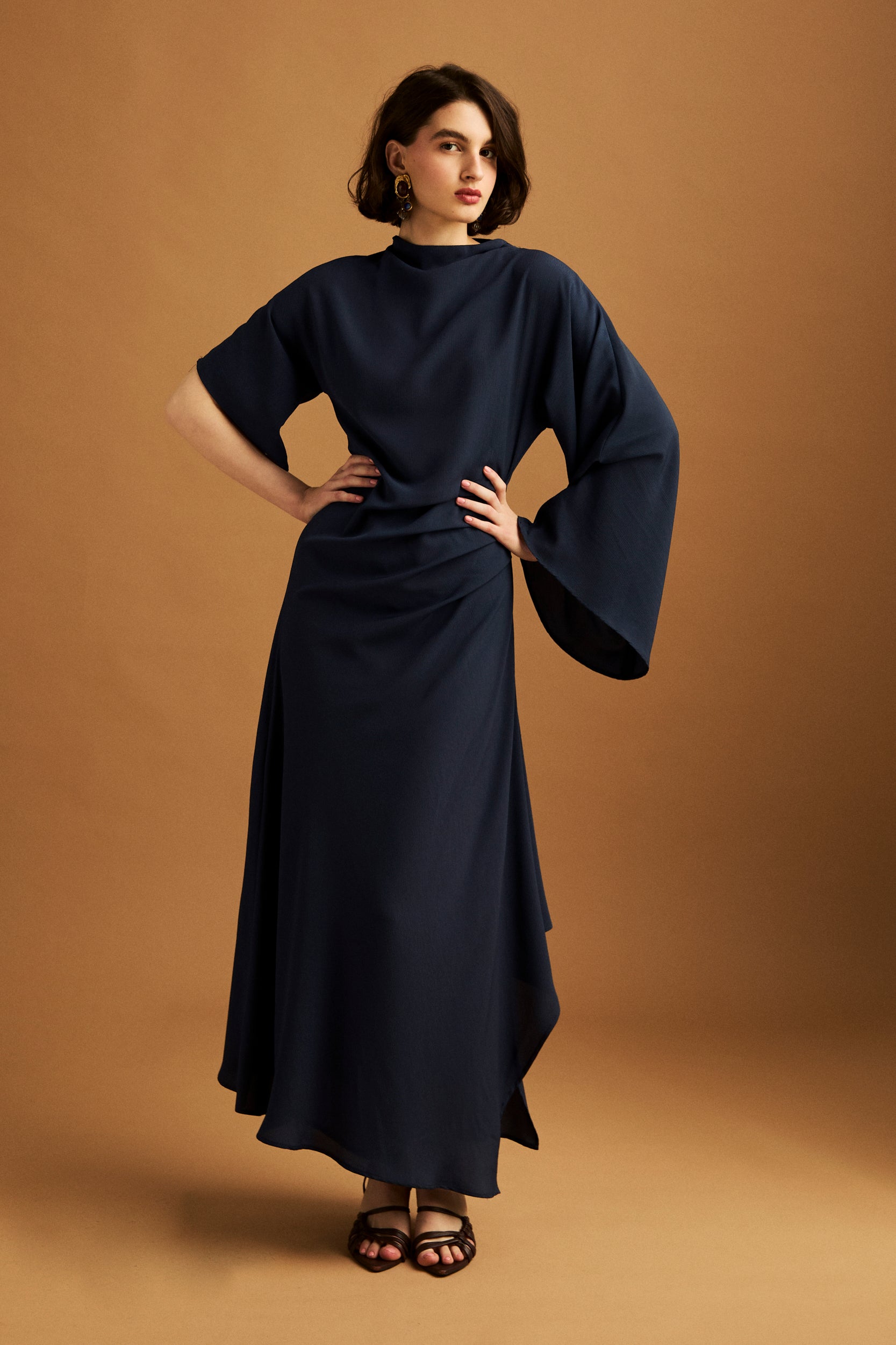 Fabrizia Navy Dress