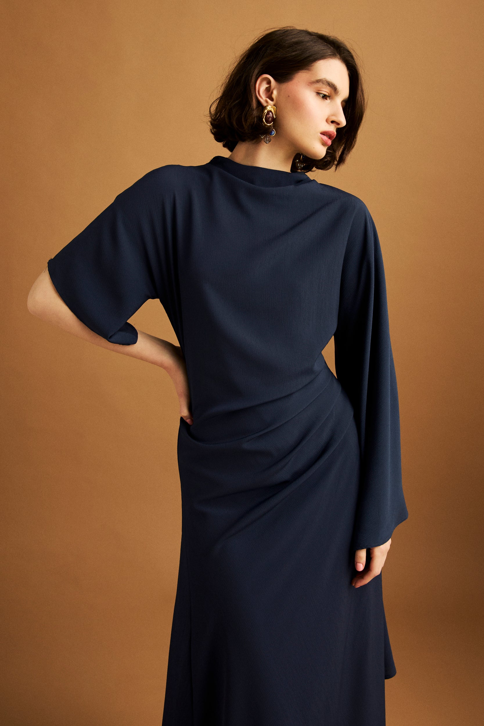 Fabrizia Navy Dress