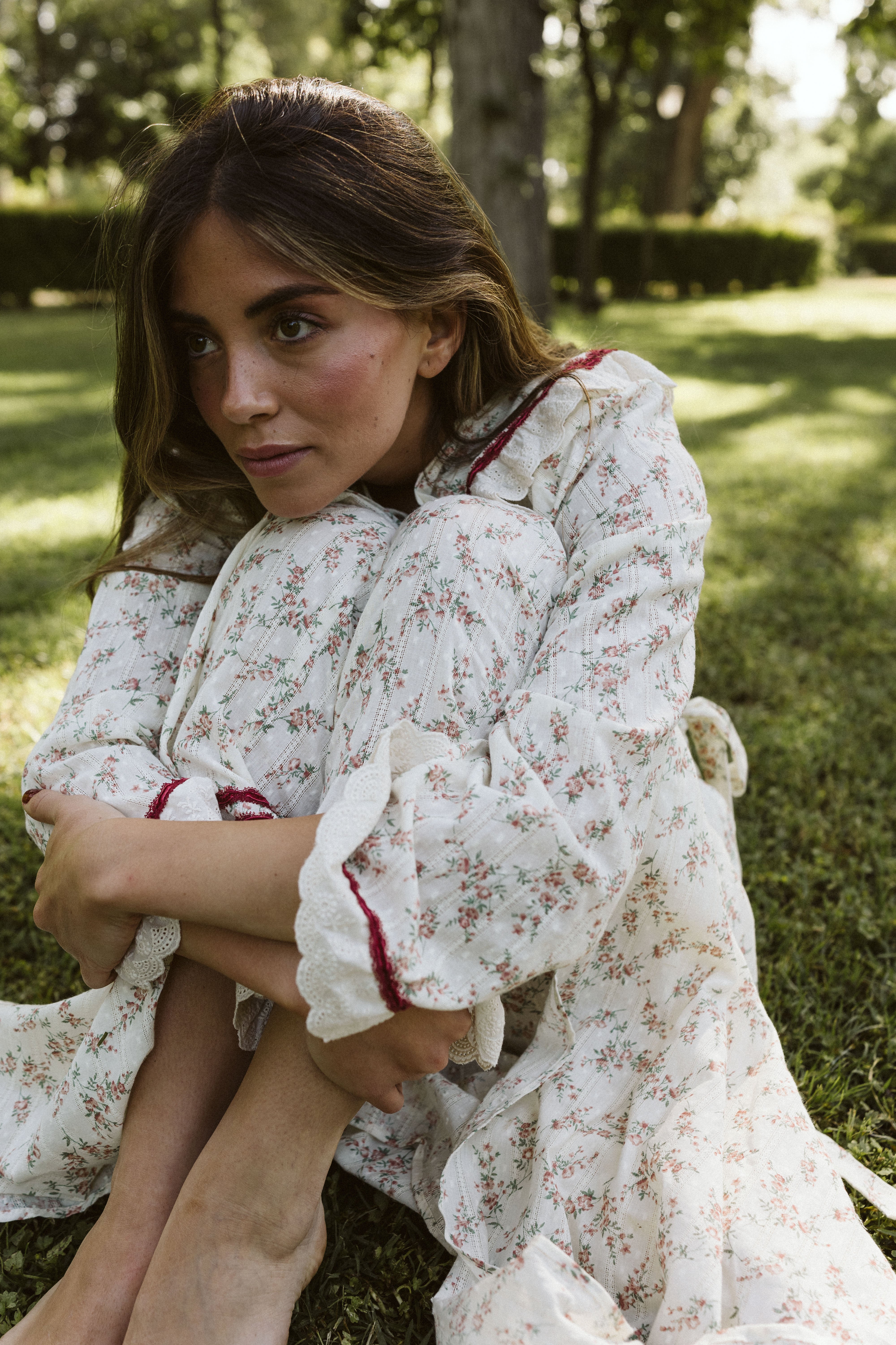 Printed Plumeti Robe